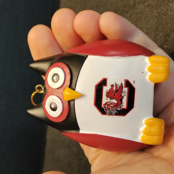 University of SC Columbia licensed owl hanging ornament - Picture 2 of 14